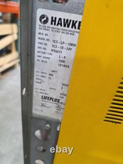 Chargeur Intelligent de Chariot Élévateur Hawker LifePlus TC3-LP-10KW 24/36/48V 240A 3 Phases LIRE