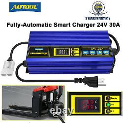 Chargeur Rapide Intelligent Automatique 30a Pour Chariot Élévateur De Golf 24v Chargeur De Batterie Rapide