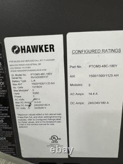 Chargeur de Batterie Industriel Hawker PTO MOD3 24/36/48 Volts - Plomb-acide, Flex-3ph