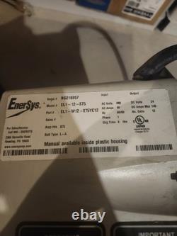 Chargeur de Batterie de Chariot Élévateur Enersys EL1-12-875 1 Phase 12 Cellules 24 Volts