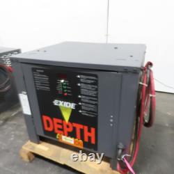 Chargeur de Batterie de Chariot Élévateur Exide D3E2-12-1050 24V 168A 240/480V 3Ph 12-Celules 1050AH