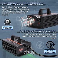 Chargeur de batterie 24V 20A, chargeur de batterie de chariot élévateur 24V, chargeur de chariot élévateur entièrement automatique