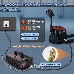 Chargeur de batterie 24V 20A, chargeur de batterie de chariot élévateur 24V, chargeur de chariot élévateur entièrement automatique