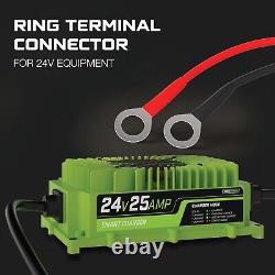 Chargeur de batterie 24 Volt FORM pour Genie Skyjack, élévateur ciseaux JLG, chariot élévateur, électrique