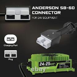 Chargeur de batterie 24 Volt pour chariot élévateur, transpalette électrique, laveuse de sol