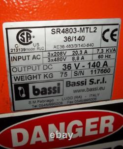 Chargeur de batterie Bassi Sr4803-mtl2 36/140 213139 Rlc Ae36-483/3/140-840 7.3 (45)