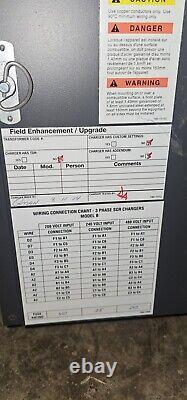 Chargeur de batterie Enersys ES3-24-550 Enforcer SCR L-A 24 Cell 48V 88A 550AH 3Ph