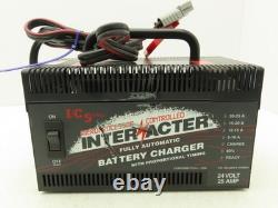 Chargeur de batterie Interacter I/C/S 24V/25 24V 25A ICS2425 Prise grise - Pas de cordon d'alimentation