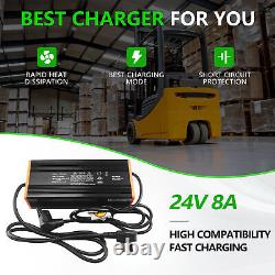 Chargeur de batterie Lithium 24V 8A pour transpalette électrique NOBLIFT EDGE PTE15N Neuf
