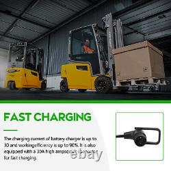 Chargeur de batterie Lithium 24V 8A pour transpalette électrique NOBLIFT EDGE PTE15N Neuf