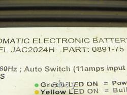 Chargeur de batterie Schauer JAC2024H 24VDC Entrée 115-240V Câble coupé, sans prise