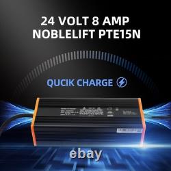 Chargeur de batterie au lithium 24V 8A pour transpalette électrique NOBLELIFT EDGE PTE15N