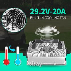 Chargeur de batterie au lithium pour chariot élévateur électrique US de 29,2V 20A