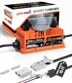 Chargeur de batterie au plomb 24V 30A VoltReviveT pour chariots élévateurs et équipements