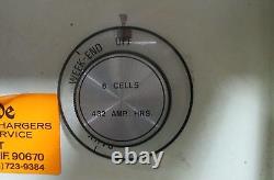 Chargeur de batterie au plomb Exide NPC-6-1-432 Now Power pour batterie de 6 cellules 432 Ampères-heures utilisé