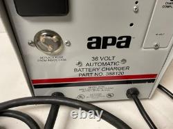 Chargeur de batterie automatique 36 volts APA 15A modèle # 15765 pièce # 388120 pour voiturette de golf