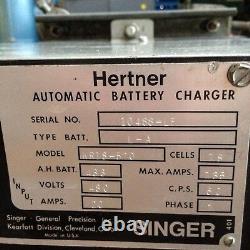 Chargeur de batterie automatique Hertner Model KR18-520 10488-LF 36V 480 Volts 135 Ampères