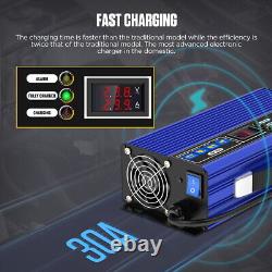 Chargeur de batterie de chariot de golf 24V, chargeur de batterie de chariot élévateur rapide 30A entièrement automatique
