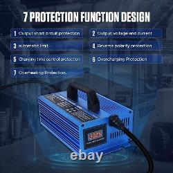 Chargeur de batterie de chariot de golf intelligent 24V Chargeur de chariot élévateur Adapté pour batterie au plomb-acide