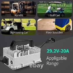 Chargeur de batterie de chariot élévateur 24V 20A Chargeur de batterie lithium intelligent pour voiture de golf /SB50