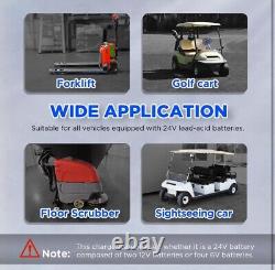 Chargeur de batterie de chariot élévateur 24V 20A Chargeur entièrement automatique Chargeur de batterie au plomb-acide