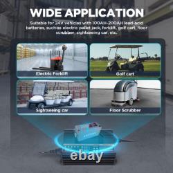 Chargeur de batterie de chariot élévateur 24V 20A Chargeur intelligent de chariot élévateur 600W Fully-Auto 24V