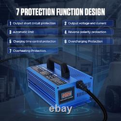 Chargeur de batterie de chariot élévateur 24V 20A, chargeur intelligent entièrement automatique, 24V 24V20A