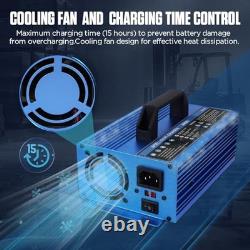 Chargeur de batterie de chariot élévateur 24V 20A, chargeur intelligent entièrement automatique, 24V 24V20A