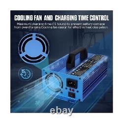 Chargeur de batterie de chariot élévateur 24V 20A, chargeur intelligent entièrement automatique, batterie 24V C