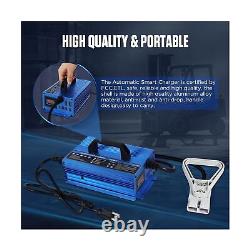 Chargeur de batterie de chariot élévateur 24V 20A, chargeur intelligent entièrement automatique, batterie 24V C