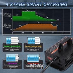 Chargeur de batterie de chariot élévateur 24V 20A entièrement automatique à chargement intelligent, transpalette