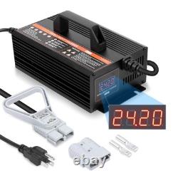 Chargeur de batterie de chariot élévateur 24V 20A entièrement automatique et chargeur de chariot élévateur à charge lente 2