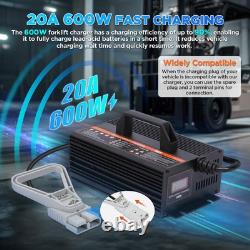 Chargeur de batterie de chariot élévateur 24V 20A entièrement automatique et entretien de batterie 24V Sm