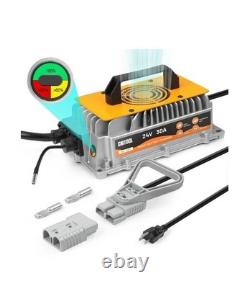 Chargeur de batterie de chariot élévateur 24V 30A Chargeur de batterie 24 volts