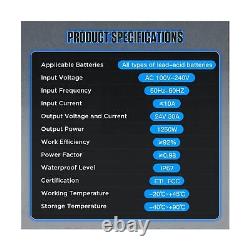 Chargeur de batterie de chariot élévateur 24V 30A Chargeur de batterie 24 volts pour chariot élévateur