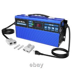 Chargeur de batterie de chariot élévateur 24V 30A Chargeur intelligent 24 volts 900W entièrement automatique LCD
