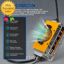 Chargeur de batterie de chariot élévateur 24V 30A Chargeur intelligent à charge lente IP67 étanche 24 volts 3