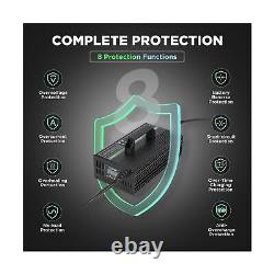 Chargeur de batterie de chariot élévateur 24V 30A Chargeur intelligent de chariot élévateur avec écran LCD 24 V