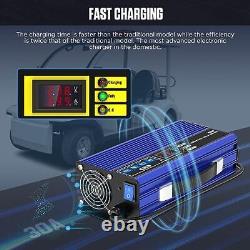 Chargeur de batterie de chariot élévateur 24V 30A automatique intelligent, batterie de voiture