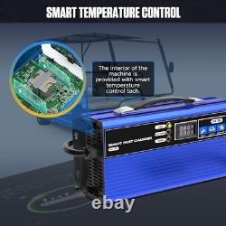Chargeur de batterie de chariot élévateur 24V 30A automatique intelligent, batterie de voiture