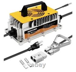 Chargeur de batterie de chariot élévateur 24V 30A, chargeur intelligent à faible intensité pour transpalette 2496