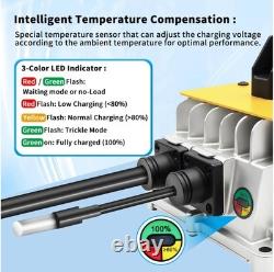 Chargeur de batterie de chariot élévateur 24V 30A, chargeur intelligent à faible intensité pour transpalette 2496