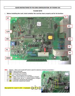 Chargeur de batterie de chariot élévateur 3 phases 36v 36 volts 140 ampères 840 ÷ 910 ampères-heure