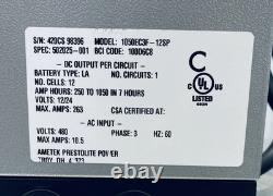 Chargeur de batterie de chariot élévateur Ametek Prestolite 1050EC3F-12SP 12/24V CC IN 480V 3PH