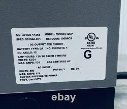 Chargeur de batterie de chariot élévateur Ametek Prestolite 550EC3-12SP 12/24V CC Entrée 480V 3PH