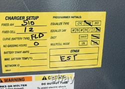 Chargeur de batterie de chariot élévateur Ametek Prestolite 550EC3-12SP 12/24V CC Entrée 480V 3PH