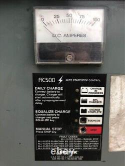 Chargeur de batterie de chariot élévateur Ametek Prestolite Power Modèle 510M1-12E 24 Volt