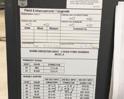 Chargeur de batterie de chariot élévateur EnerSys Workhog 24V 12Cell 208/240/480V 3Ph WG3-12-865B