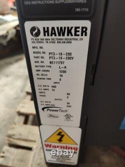 Chargeur de batterie de chariot élévateur Hawker PT3-18-200 18 cellules 36V 1200AH avec égalisation