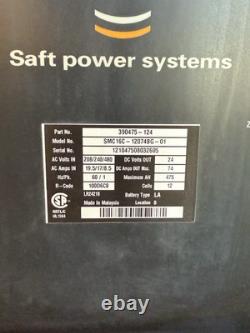 Chargeur de batterie de chariot élévateur Saft Power Systems 390475-124 24V 208/240/480 475AH
